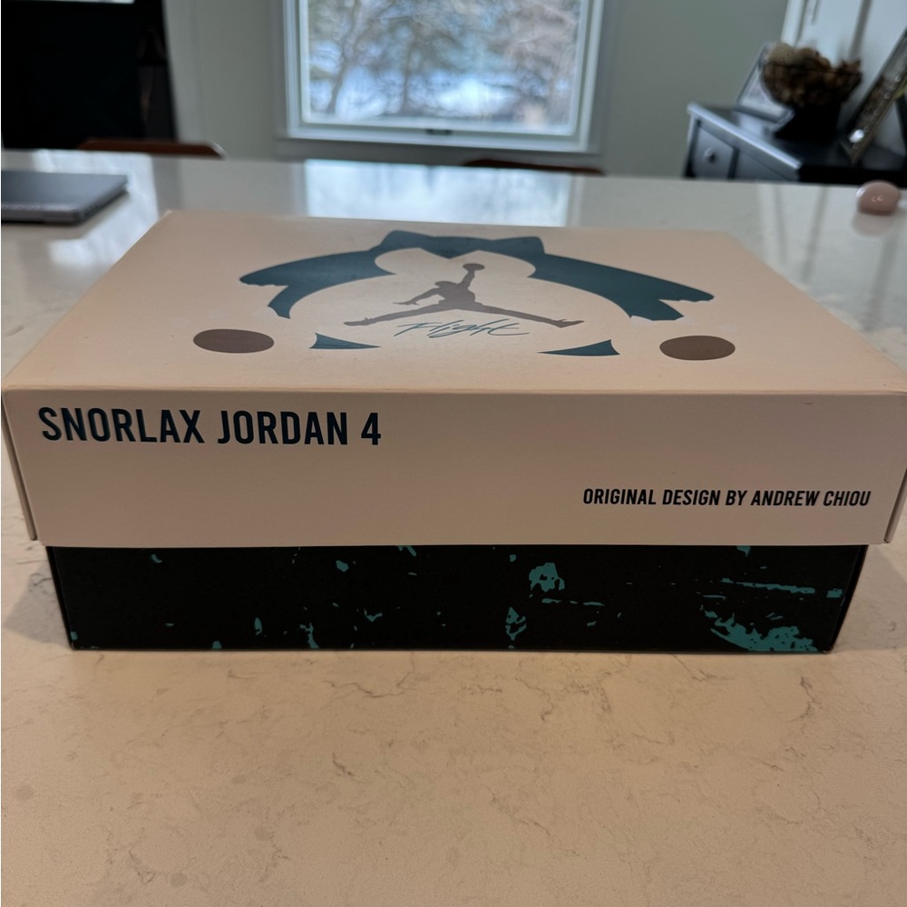 Snorlax Jordan 4 - Picture 2 of 11
